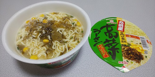『九州産高菜ラーメンとんこつ味』