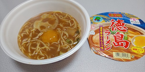 『凄麺 徳島ラーメン濃厚醤油とんこつ味』