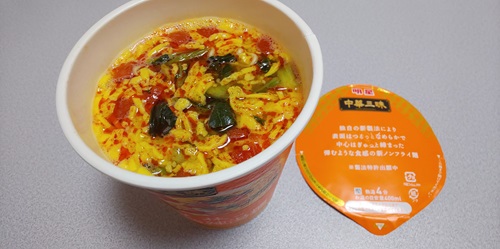 『中華三昧 タテ型ビッグ 榮林 トマト酸辣湯麺』