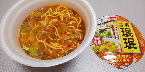 『赤坂珉珉監修 ドラゴン味噌タンメン麺大盛り』