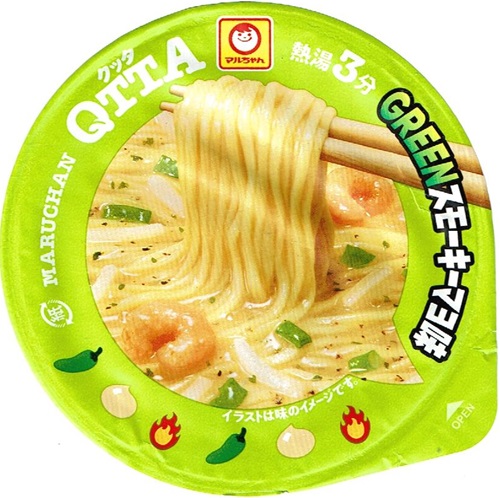 『MARUCHAN QTTA GREENスモーキーマヨ味』