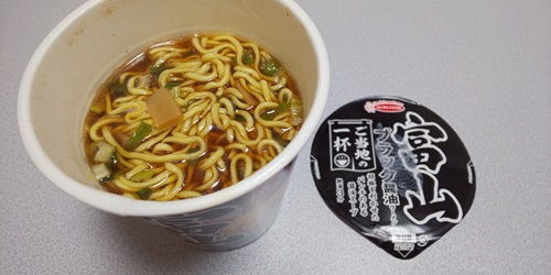 『ご当地の一杯 富山 ブラック醤油ラーメン』