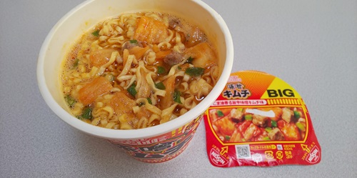 『カップヌードルBIG 味噌キムチ』