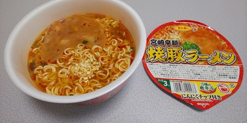 『焼豚ラーメン 宮崎辛麺』