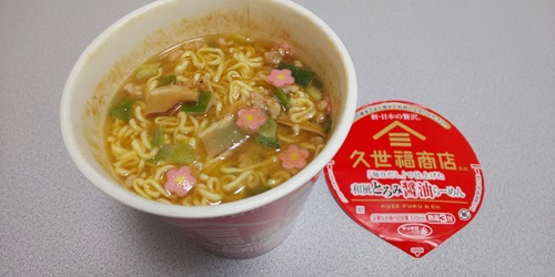 『久世福商店監修 「毎日だし」で仕上げた 和風とろみ醤油らーめん』