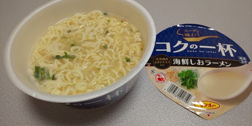 『コクの一杯 海鮮しおラーメン』