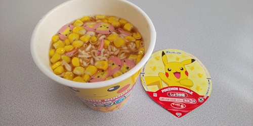 『タテ型ポケモンヌードル しょうゆ味』