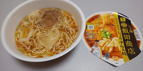 『セブンプレミアムゴールド 飯田商店わんたん入りしょうゆらぁ麺』
