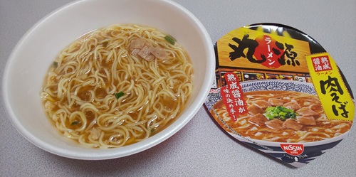 『丸源ラーメン 熟成醤油 肉そば』