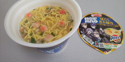 『スーパーカップ1.5倍×ROF-MAO 蟹だし魚介豚骨ラーメン』