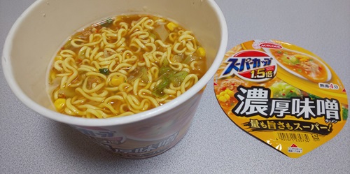 『スーパーカップ1.5倍 みそラーメン』