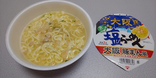 『サッポロ一番 塩らーめんどんぶり 大阪 豚まん風』