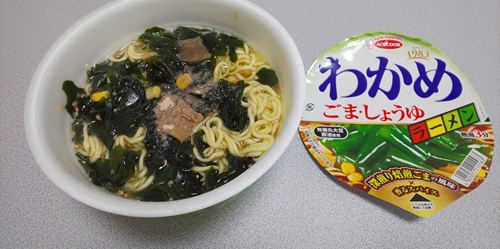 『わかめラーメン ごま・しょうゆ』
