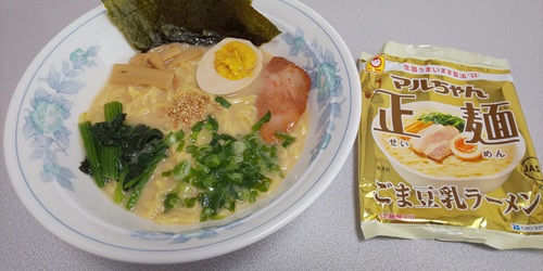 『マルちゃん正麺 ごま豆乳ラーメン』