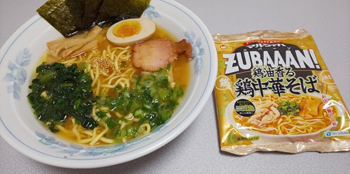 『マルちゃんZUBAAAN! 鶏油香る鶏中華そば』