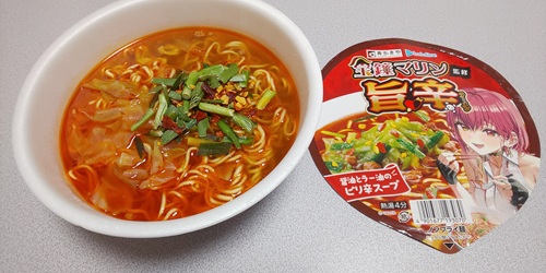 『宝鐘マリン監修 旨辛ラーメン』