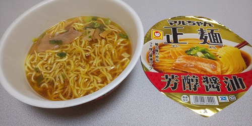 『マルちゃん正麺 カップ 芳醇醤油』