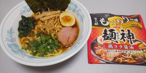 『麺神 鶏コク醤油』