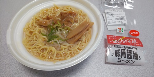 セブンイレブン『徳島の味 豚骨醤油ラーメン』