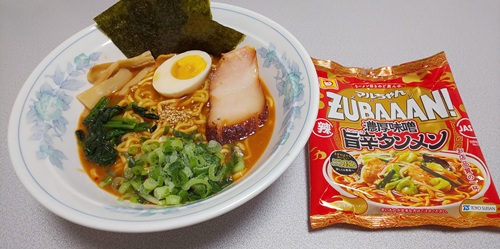 『マルちゃんZUBAAAN! 濃厚味噌旨辛タンメン』