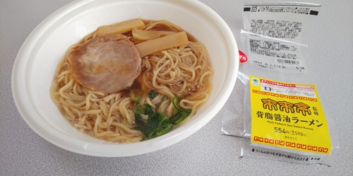 『来来亭監修 背脂醤油ラーメン』